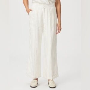 Paige Women’s Kennie Trouser Linen Blend Afterglow/Gold - Size 6